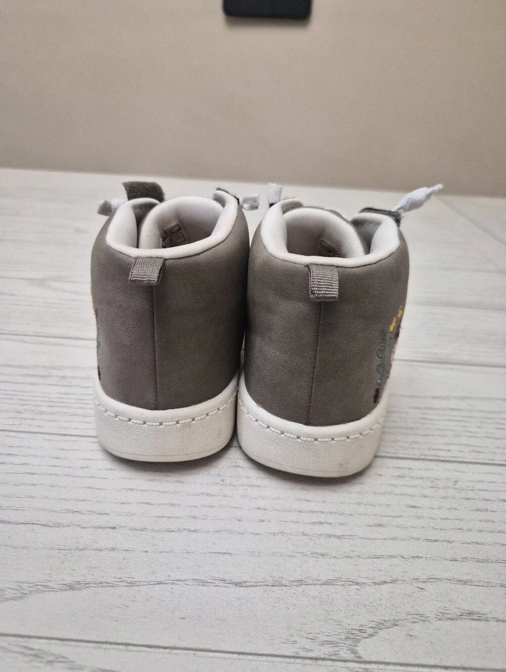 Floral Embroidered Carters Ankle Shoes Girls Size 2